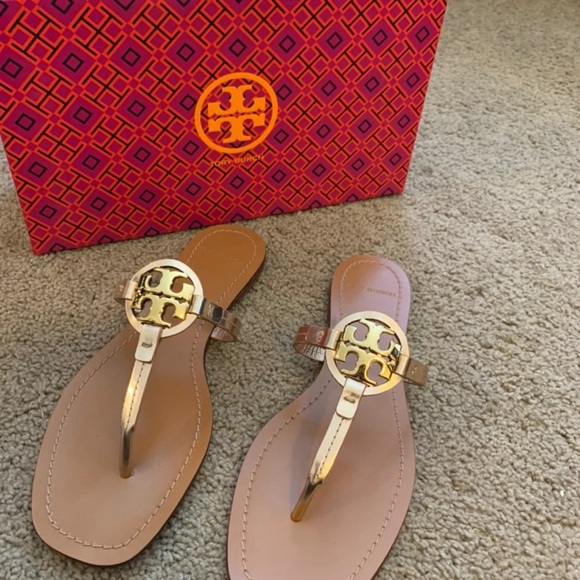 tory burch rose gold mini miller